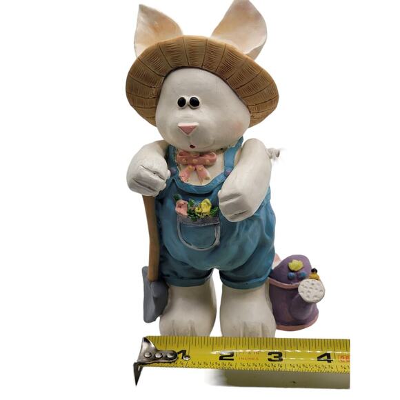 Vintage Easter Bunnies Mr & Mrs. Rabbits & Decorative Easter Eggs - Picture 10 of 12